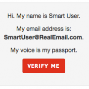 My Email is my Passport; Verify Me